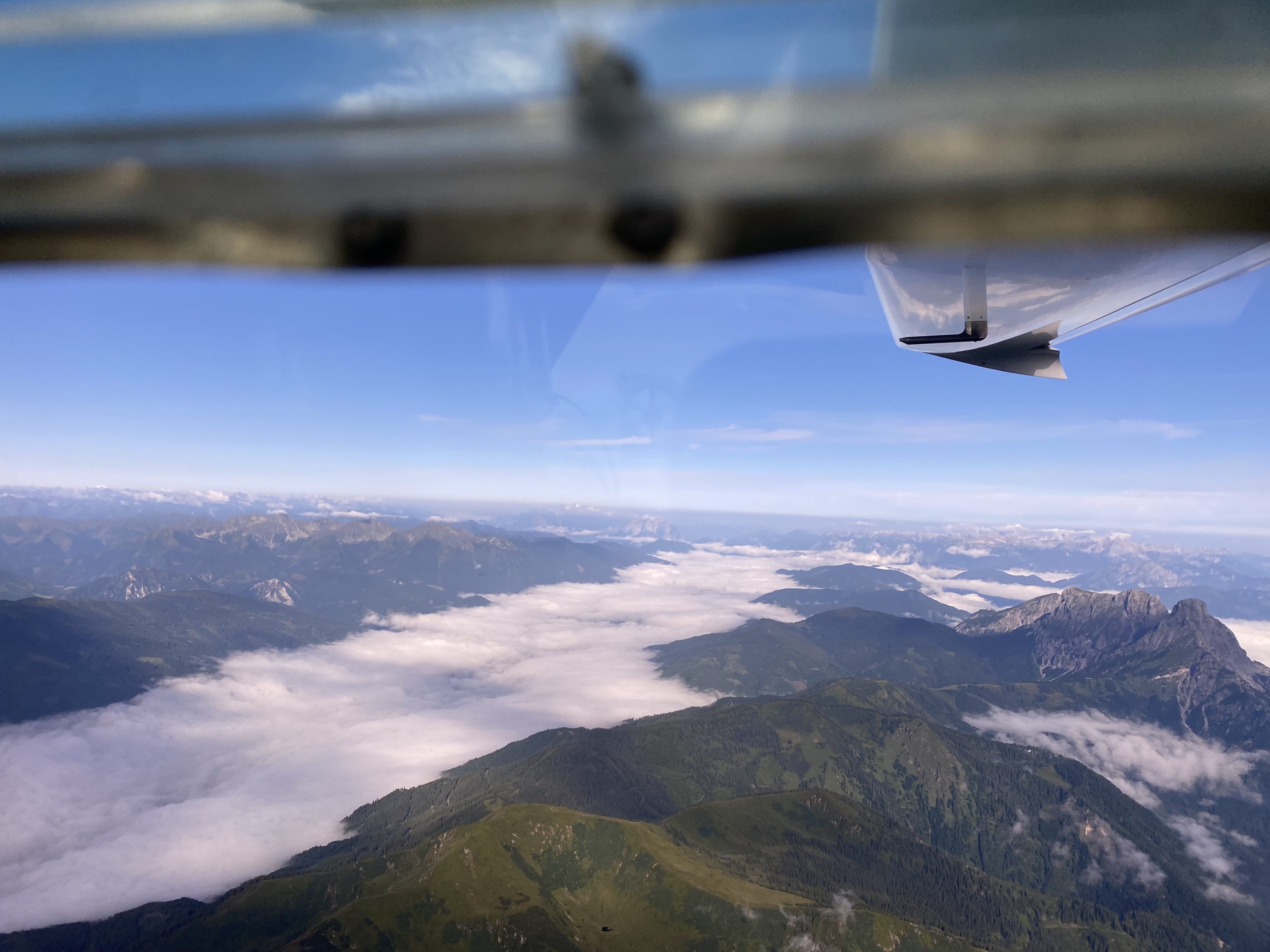 Unterwegs über den Alpen